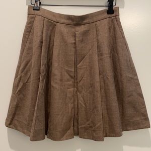 Club Monaco high waist pleated skirt
